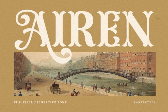 Airen Font for Vintage-Inspired Makers and Designers