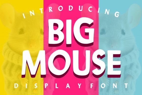 Big Mouse: A Joyful Display Font for Editorial Design