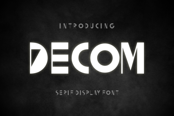Decom Typeface: Modern Display Fonts for Brand Identity