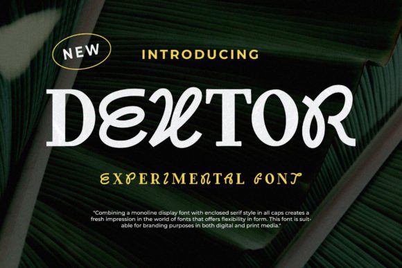 Dextor Font: A Display Typeface for Marketers Who Demand Impact
