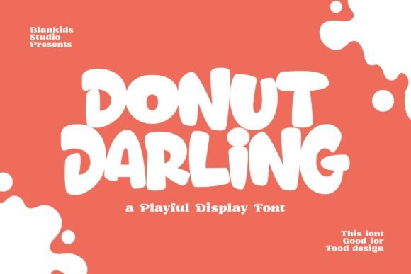 Donut Darling Typeface for Handmade Product Branding