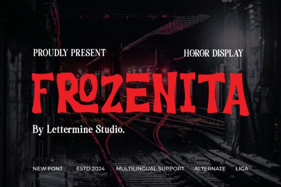 Frozenita Font: A Chillingly Captivating Display Typeface