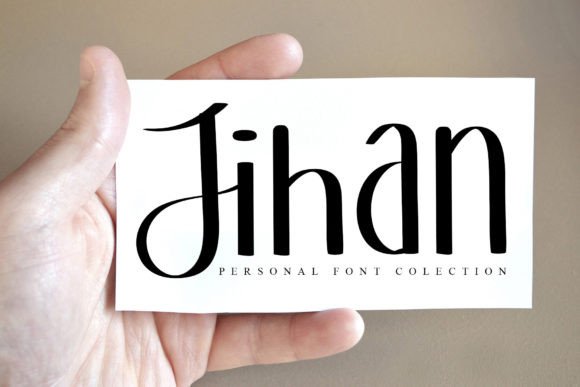 Jihan Font for Creative Business Branding