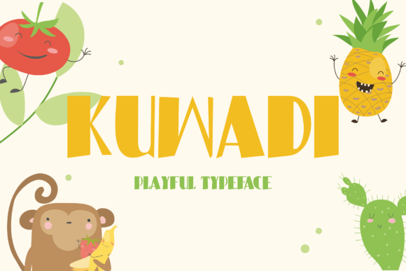 Kuwadi Font: A Playful Display Typeface for Creative Branding