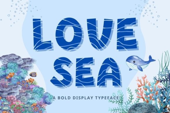 Love Sea Font for Vibrant Web Design Projects