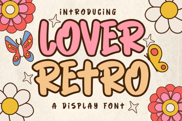 Lover Retro Font: A Quirky Display Typeface for Creative Projects