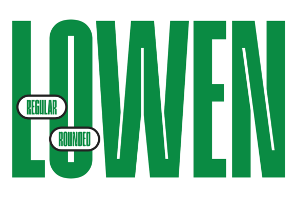 Lowen Typeface: Impactful Display Fonts for Modern Campaigns