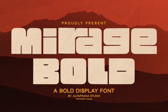 Mirage Bold: A Modern Display Font for Editorial Elegance