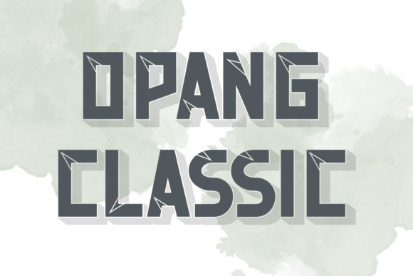 Opang Classic: The Bold Display Font for High-Impact Campaign Headers