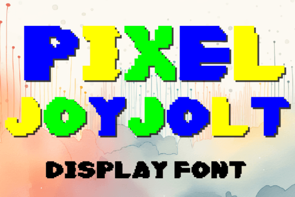 Pixel Joyjolt Font for Branding and Display Design
