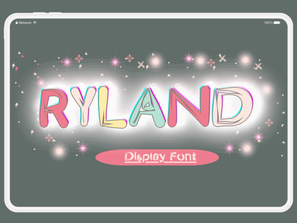 Ryland Display Font for Creative Crafting and Product Design