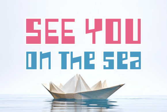 See You on the Sea Font for Business Branding