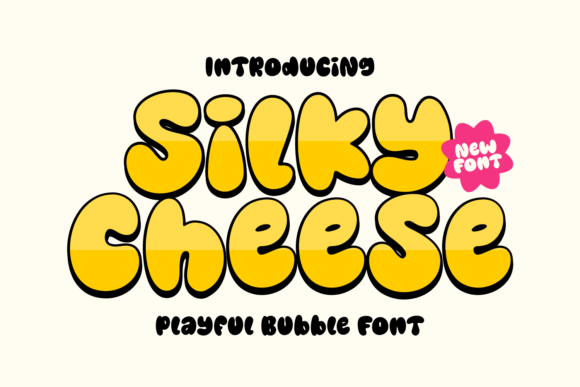 Silky Cheese: The Joyful Display Font for Handmade Brands