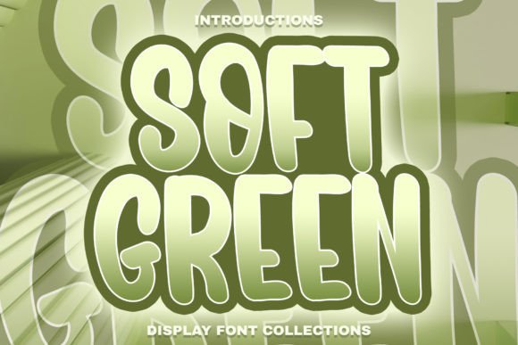 Soft Green Font for Playful and Professional Branding