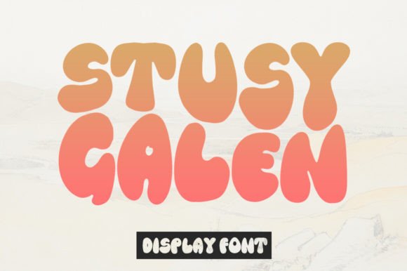 Stusy Galen Typeface Review: A Playful Display Font for Editorial Design