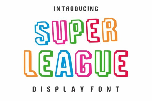 Super League Font for Editorial Design and Creative Projects