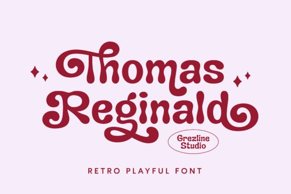 Thomas Reginald Font: A Playful Display Typeface for Creative Businesses