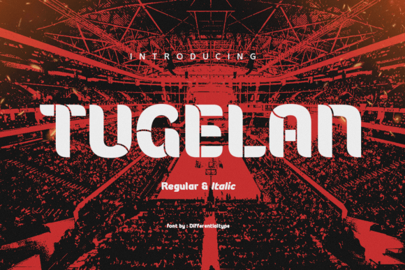 Tugelan: The Futuristic Display Font for Modern Brand Identity