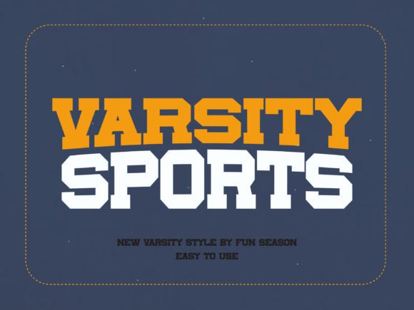 Varsity Sports Typeface for Professional Brand Identity