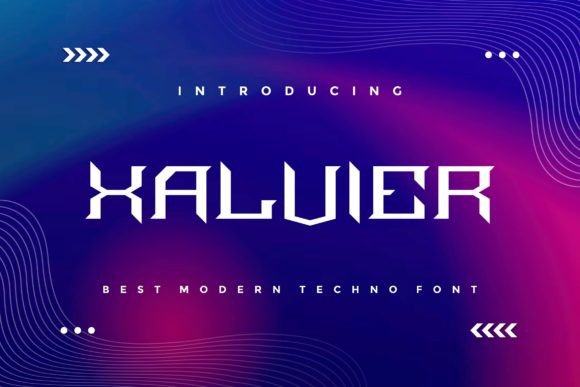 Xalvier Display Typeface for Modern Web Design